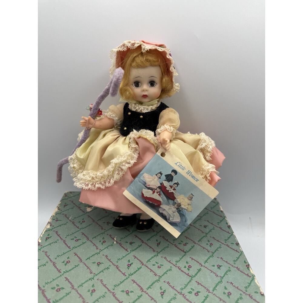 Madame Alexander Bo Peep #783 8” Doll with Box Sheep Tag Little Women Series